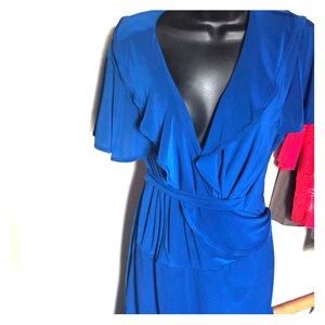 Royal Blue Wrap Dress (18)